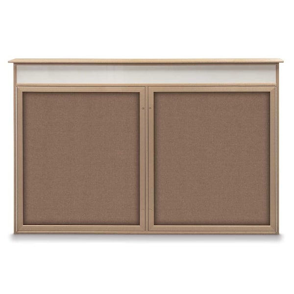 Open Faced Traditional Corkboard, 96x48"